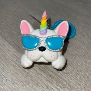 Bath and body works French bulldog unicorn hand sanitizer holder NWT lights up!